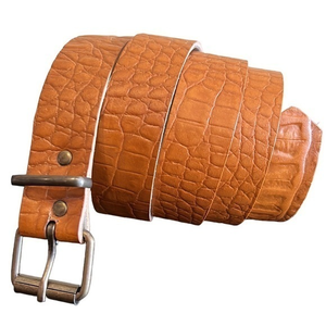 Embossed Camel Color Belt B30‎